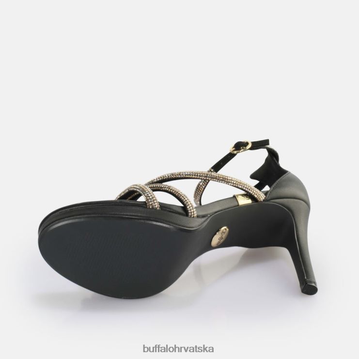 crno zlato Buffalo serena shine sandala s petom veganska |sandale TDD6T624